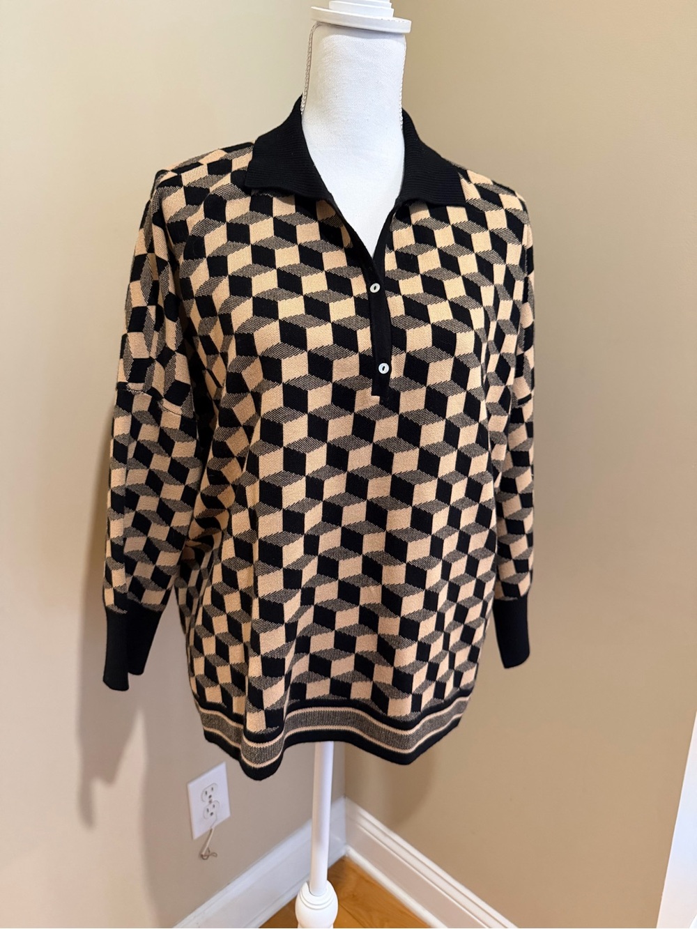 EUC Tuckernuck Geometric Sweater